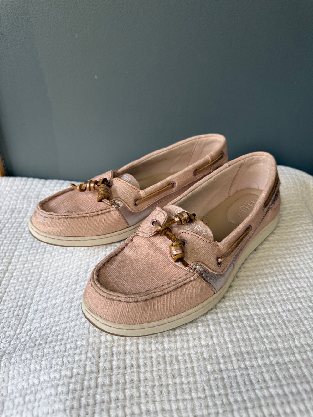 Baby Pink Sperrys